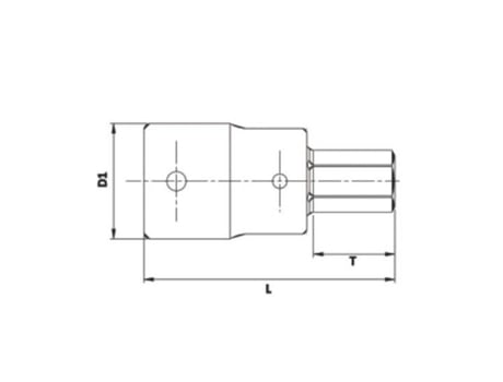 TENGTOOLS 231380304 Soquete Hexagonal 17 Mm M341517-C