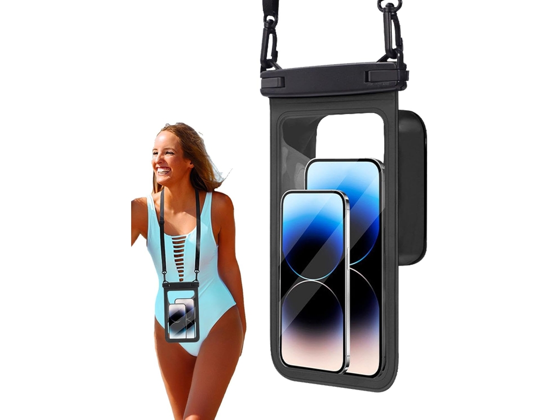 Bolsa Impermeável Para Celular, Transparente, Fácil De Usar, Resistente E Com Grande Capacidade.