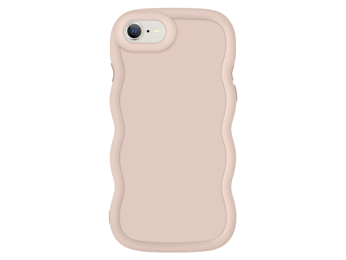Capa Antichoque Para Iphone Se Avizar Bege