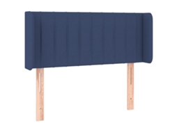 Headboard, Headboards Vidaxl Azul Tecido (83 X 16 X 78/88 Cm)
