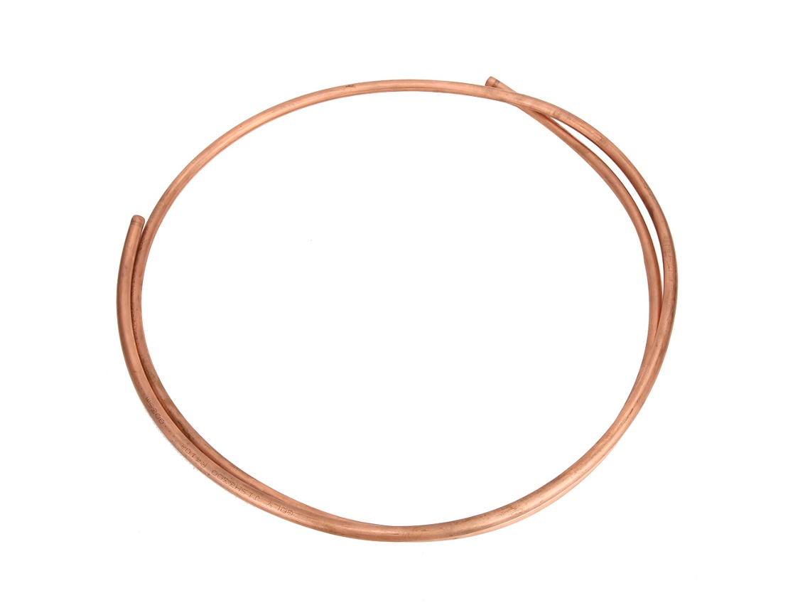 Tubo de Cobre Macio C1100 T2 2m para Ar Condicionado Refrigerador Od9.5mm Id7.9mm