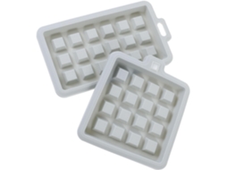 Forma De Silicone Para Waffles De 2 Peças, Fácil De Limpar, Design Simples.