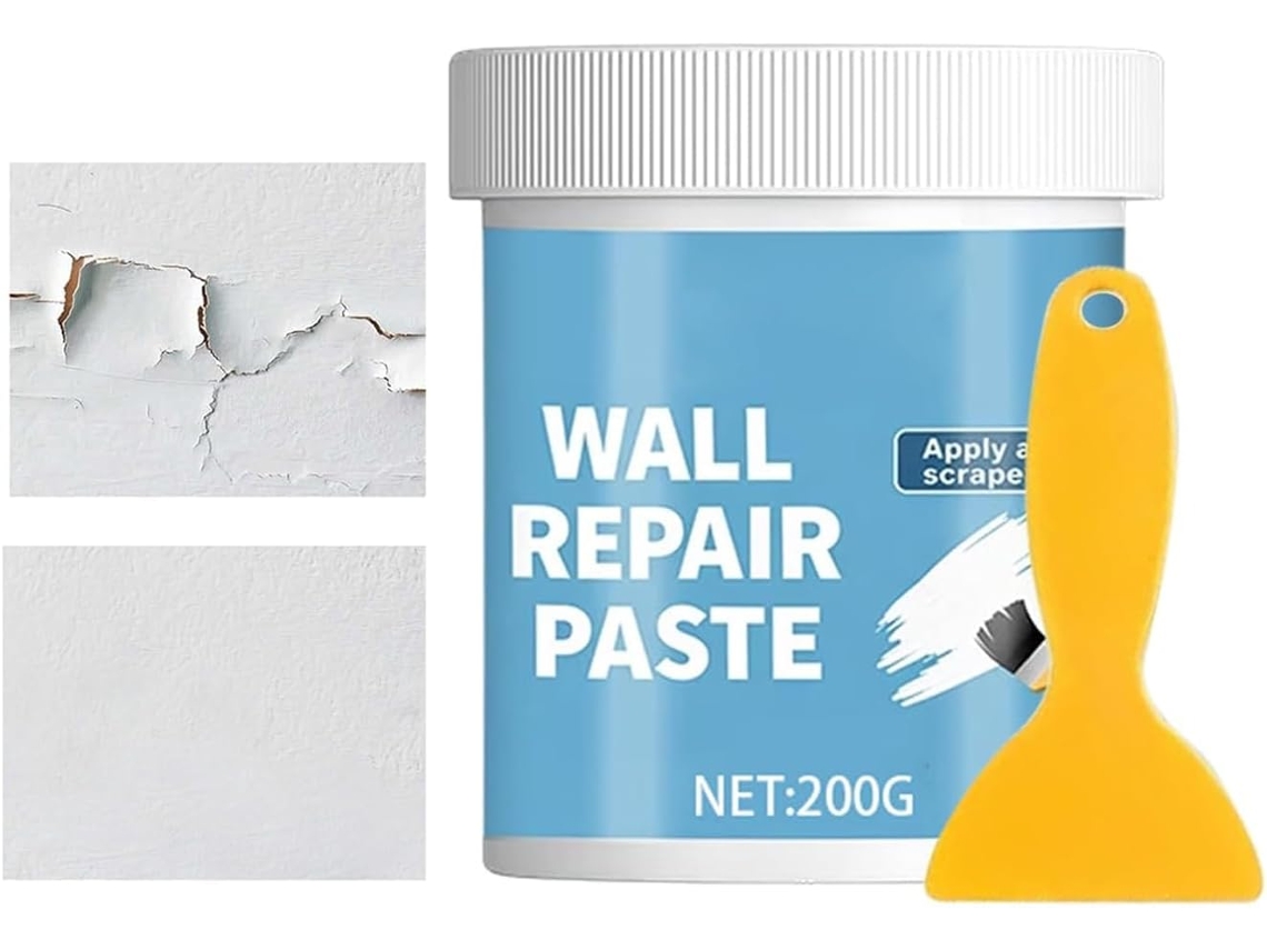 Massa de reparo de parede, impermeável e hidrofóbica para drywall.