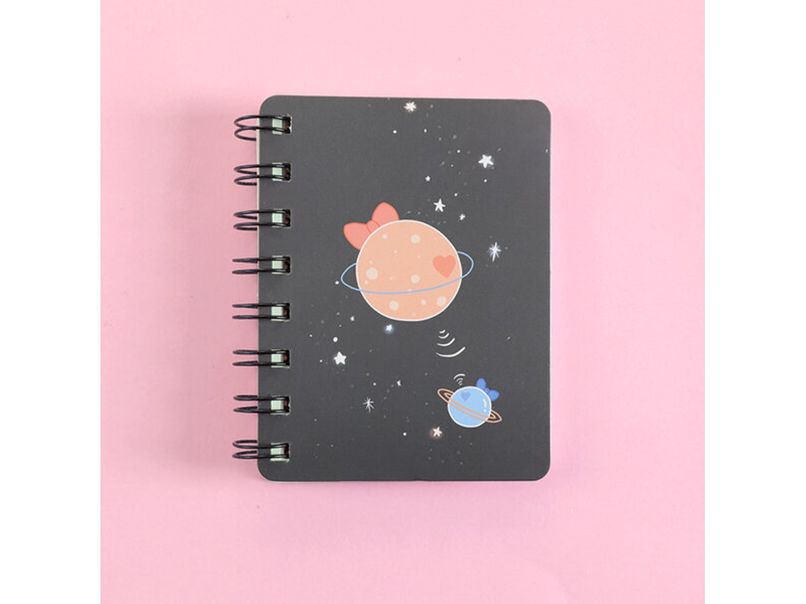 Caderno Espiral Com Motivo De Planeta Vayotoy
