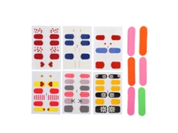 Calcomanías De Uñas Exquisitas Impermeables Con Diseños Bonitos, Adhesivos Fashion Para Manicura Diy Bt661-bt666