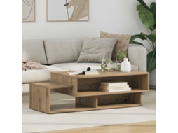 Vidaxl Mesa De Centro Carvalho Artesanal 105 X 50 X 32,5 Cm
