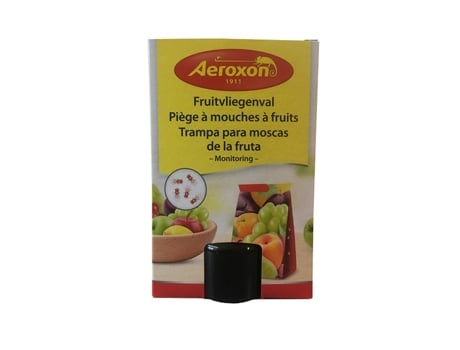 Trampa de Cola para Moscas de La Fruta AEROXON Incluye Frasco 40 Ml de Atrayente Natural