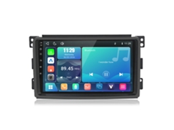 Rádio Carro Hexinex Para Smart Fortwo 2005-2010 Linux Carplay Android Auto Bluetooth Fm