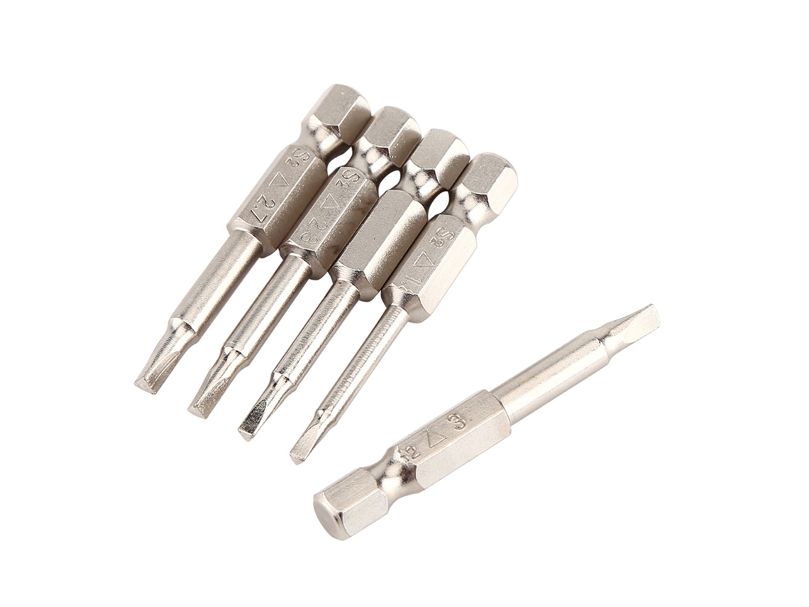 Laxiscreed: Conjunto Com 5 Bits Triângulo De 50mm Magnéticos, Compatíveis Com 1/4 De Polegada E Resistência Elevada
