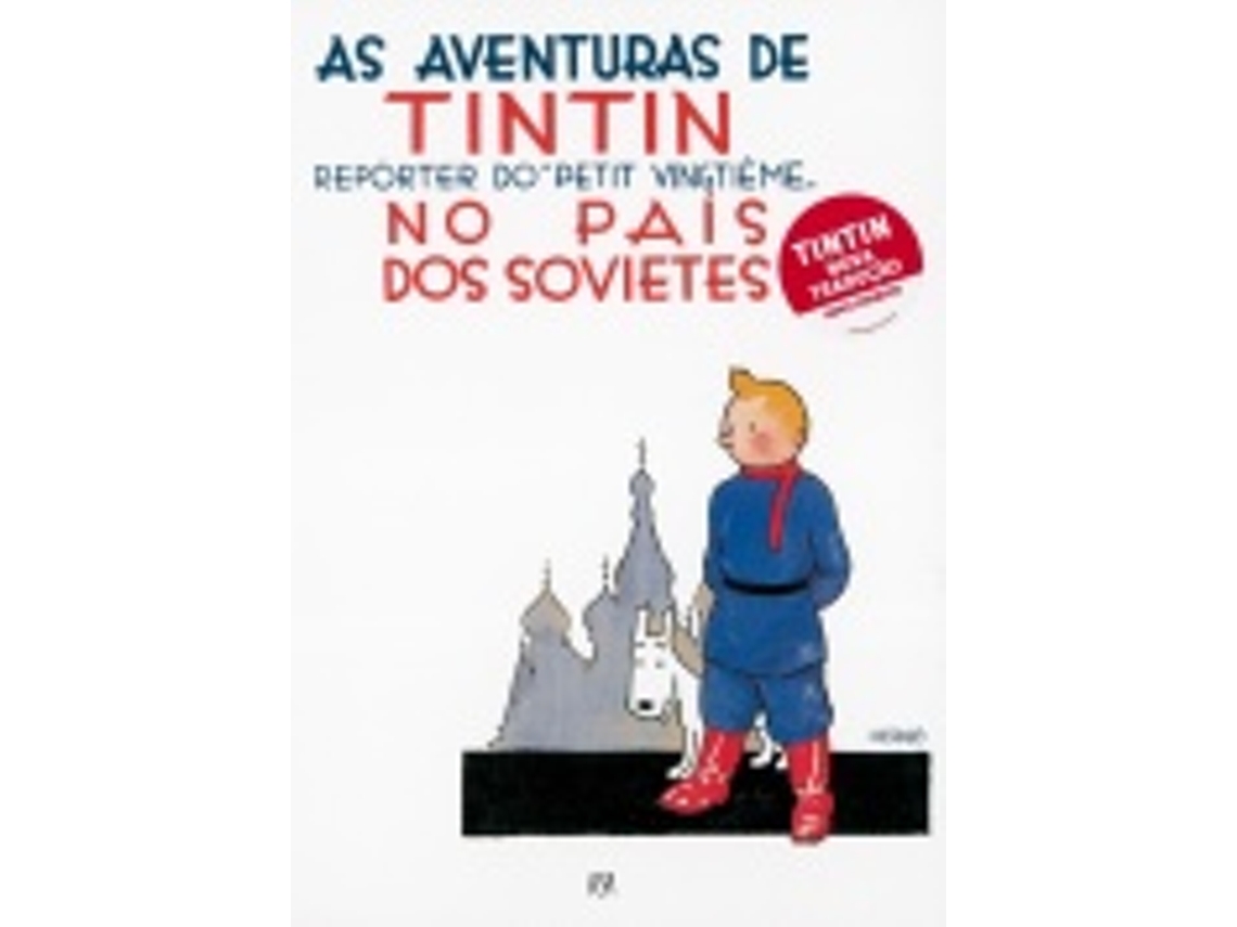 Livro Tintin no País dos Sovietes de Herge (Português)