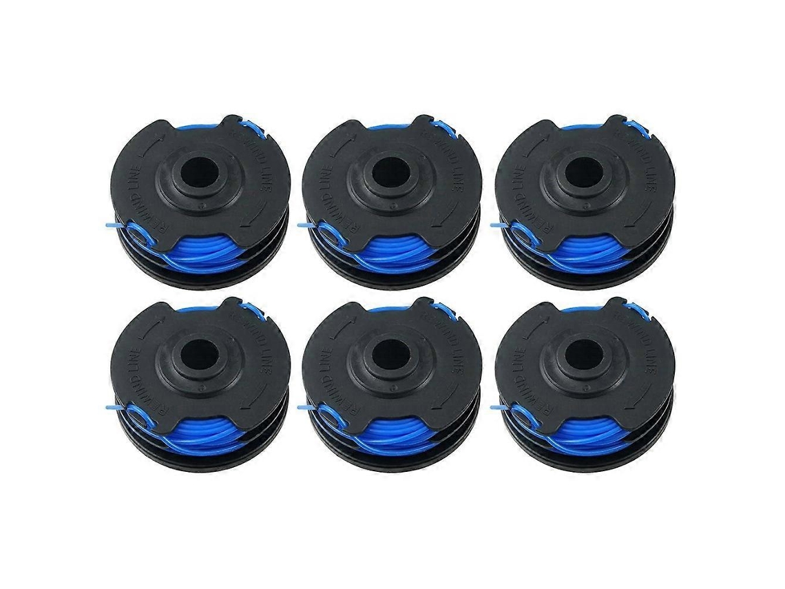 Z0E 6 peças para carretéis de fio de reposição para cortador de grama HOMELITE E8I, AC41RL3
