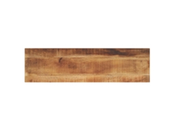 Vidaxl Tampo De Mesa Retangular 100x20x3,8 Cm Mangueira Áspera Maciça