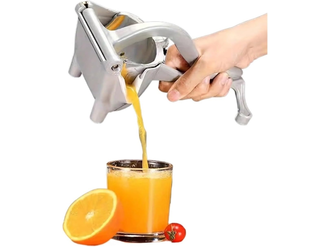 Espremedor De Frutas Manual Grande E Multifuncional Com Prensa Manual
