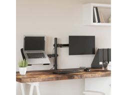 Vidaxl Suporte Para Monitor Vesa 75/100 Mm Aço Preto