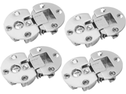 Conjunto De 4 Dobradiças Ocultas Para Armários Cozinha E Canto, Em