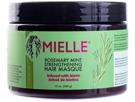 MIELLE Máscara Fortalecedora de Alecrim e Menta 340 g