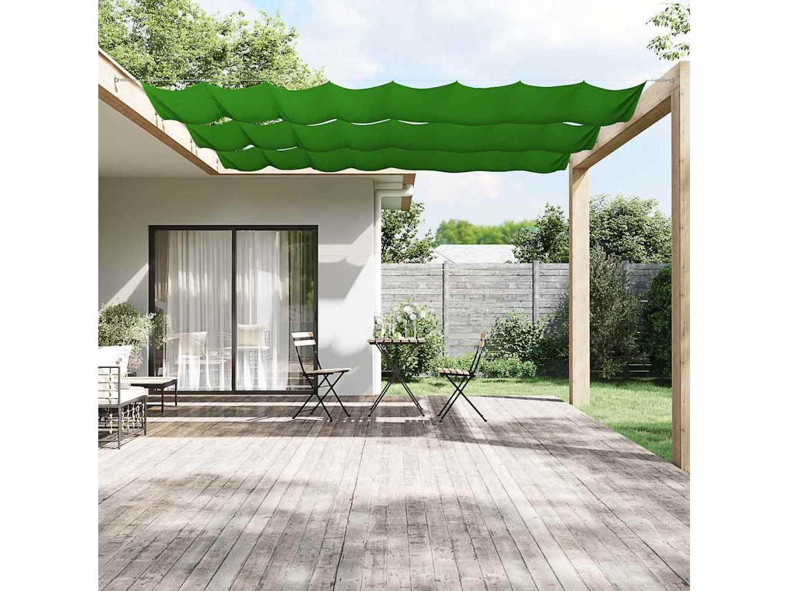 Vidaxl Toldo Vertical 140x800 Cm Tecido Oxford Verde-claro
