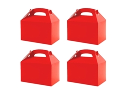 50 Caixas Brancas Para Lembrancinhas De Festa, Caixas De Doces Com Alça, Sacolas De Papel Para Biscoitos, Modelo Gable B Hengjian