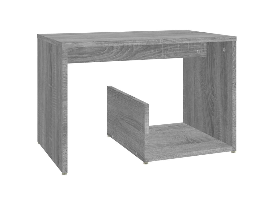 Side Table, Side Tables Vidaxl Cinzeto Madeira Processada (n/a)