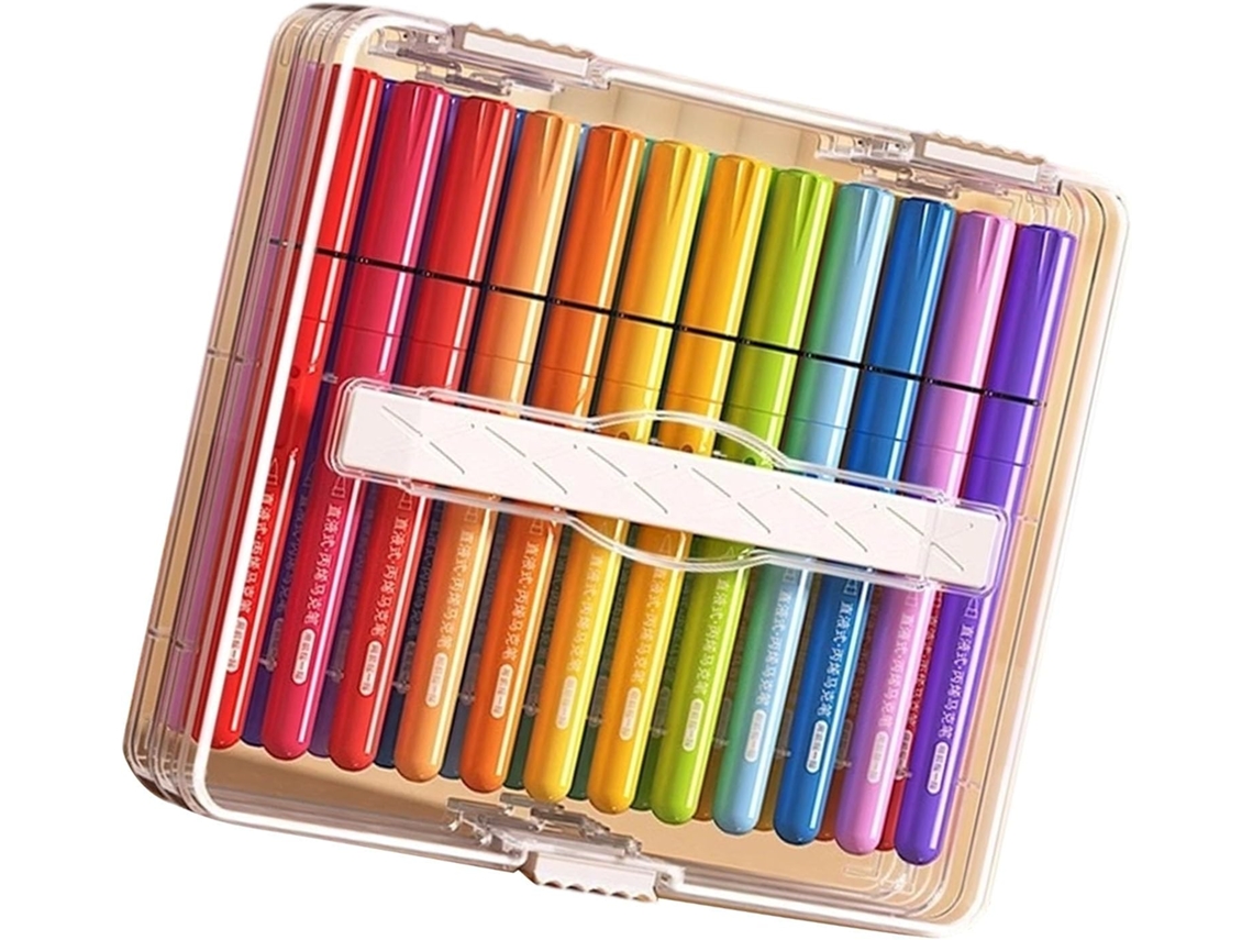Pacote com 12/24 Canetas Acrílicas de Secagem Rápida para Desenho, Ideais para Crianças. SFUSHOS
