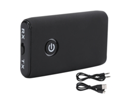 Aetheria adaptador Bluetooth 5.0 2 em 1 Receptor Transmissor Áudio Sem Fio com Jack 3.5mm para Tv e Alto falantes