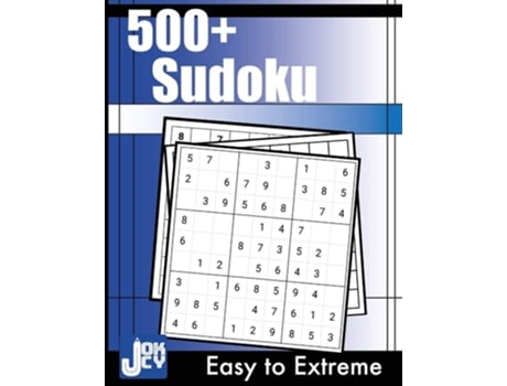 Livro 500 Sudoku Easy To Extreme Puzzles For Adults De Jocky Books (inglês)