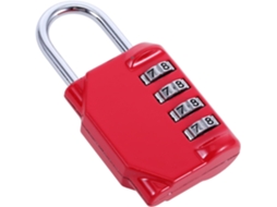 Conjunto De 4 Mini Cadeados De Combinação Para Portas E Cercas Em Aço