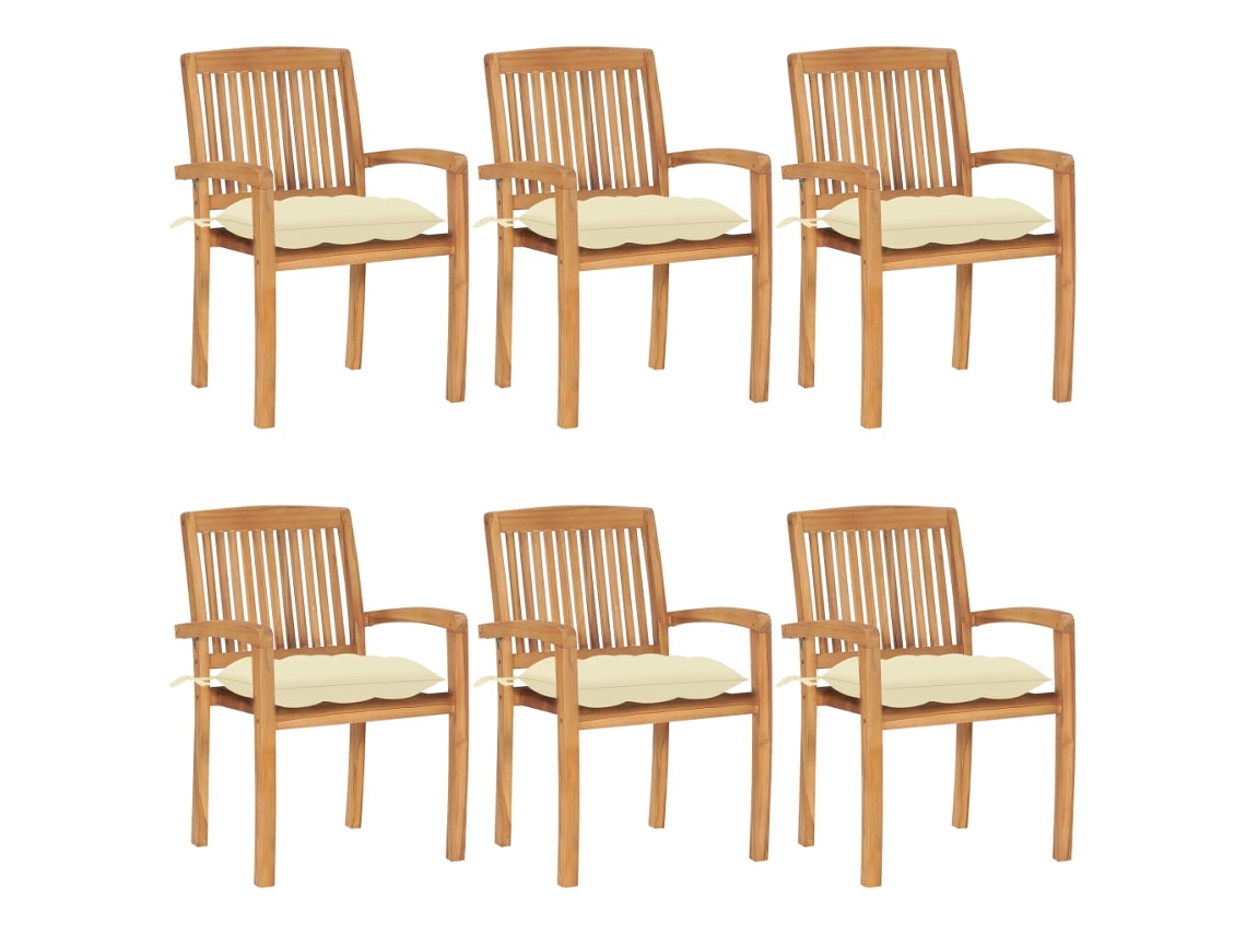 Garden Chair, Garden Chairs Vidaxl Branco Madeira (n/a)
