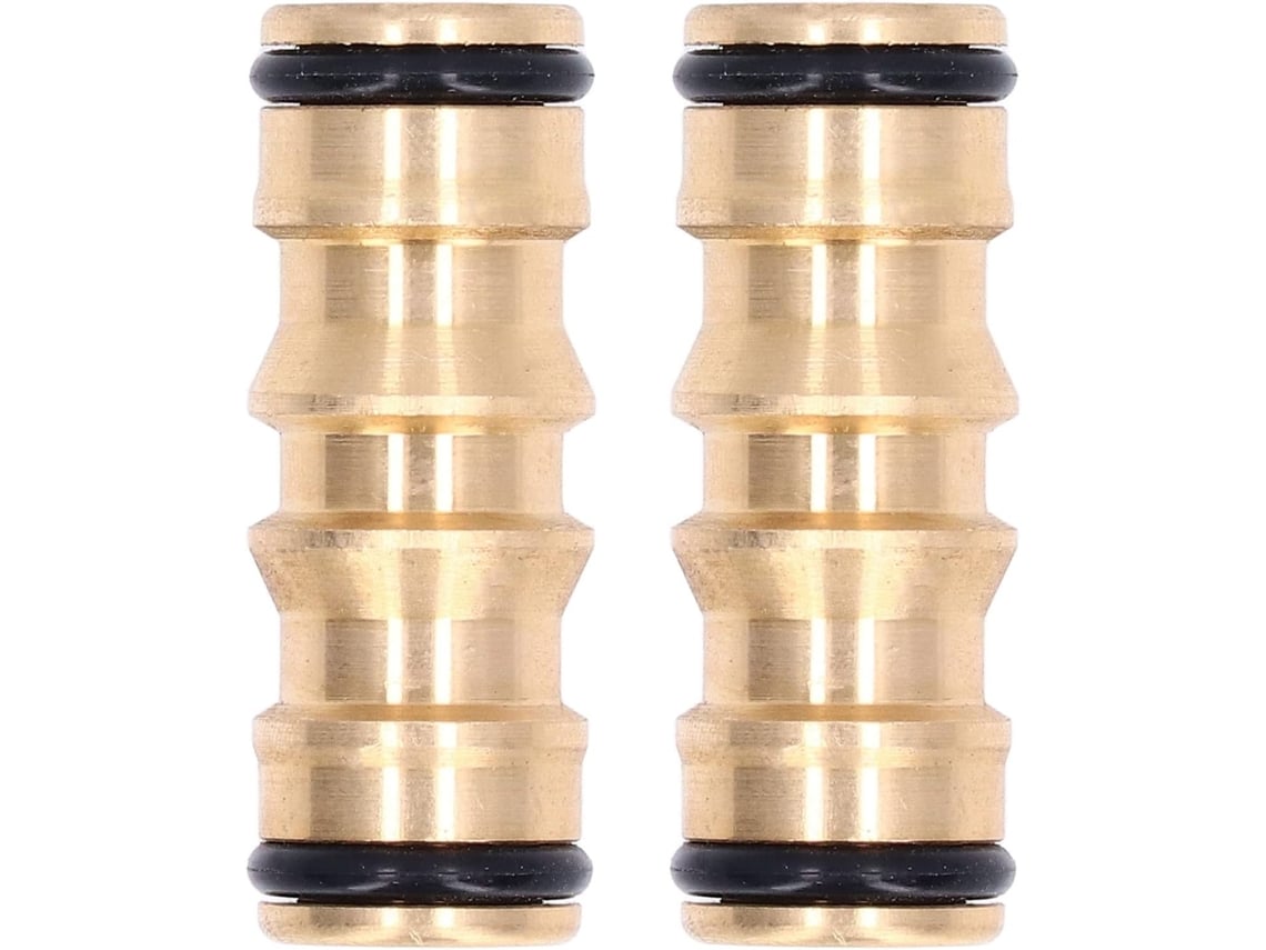 Kit Com 2 Conectores Rápidos De Latão Macho Para 1/2 Polegada