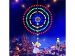 Rebe-luces De Navidad En Forma De Fuegos Artificiales Ip65 Resistentes Al Agua Con 8 Modos De Iluminación Decorativos Colgantes