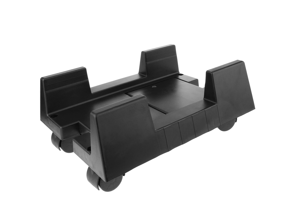 Suporte de PC informática com rodas em preto  BEMATIK