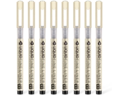 12 Unidades/caixa, Caneta Gel Simples E Reta, Líquida, Grande