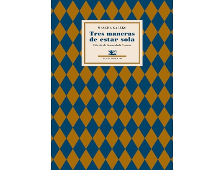 Livro Tres Maneras De Estar Sola de Mascha Kaléko