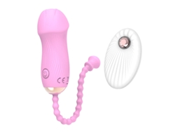 Vibrador De Ovo De Controle Remoto Sem Fio Com 12 Modos Para Mulheres (rosa)