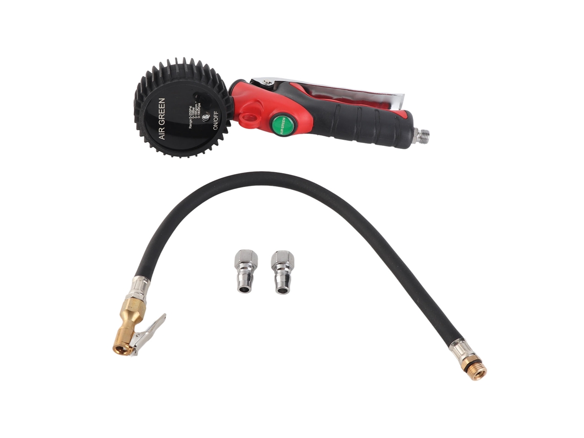 Pistola Infladora De Pneus Com Medidor De Pressão Digital Led, Alta Precisão, Limite 180bar