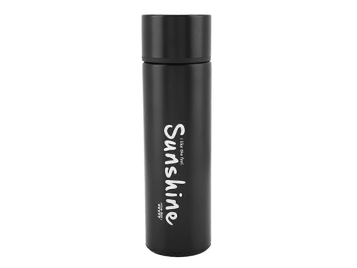 Garrafa Térmica De Aço Inoxidável Com Isolamento A Vácuo De 500ml Para Café, Chá E Viagens (preta)