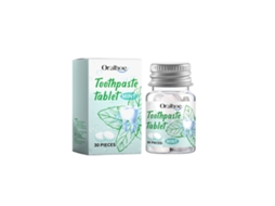 Tabletes Creme Dental Menta Fresca Sólida