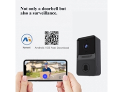 Campainha Sem Fio Inteligente (com Vídeo Wi-fi Hd 1080p)