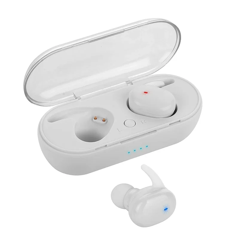 Fones De Ouvido Intra-auriculares Tws Bluetooth 5.3 (brancos), Com Cancelamento De Ruído, À Prova D'água E Universais.