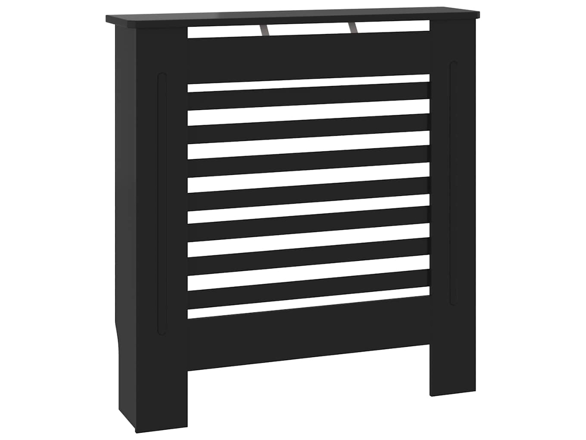 Radiator Cover, Radiator Covers Vidaxl Preto Mdf (78 X 19 X 81.5 Cm)