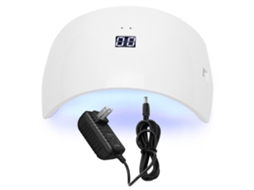 Lâmpada Uv Led Profissional 24w Para Unhas Com Secador E Tela Lcd