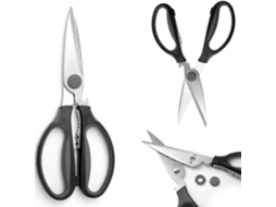 Tesoura de cozinha extensível Slowmoose Hendi 856284 com abridor de latas com cabo macio