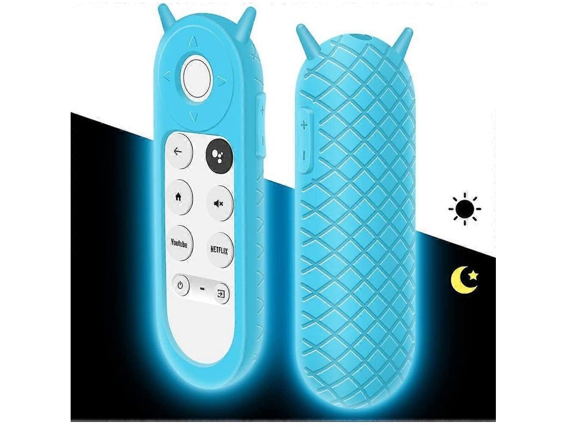 Capa De Silicone Para Controle Remoto Chromecast Google Tv 2020 - Proteção Anti-queda, Cores Vibrantes E Material Ecológico