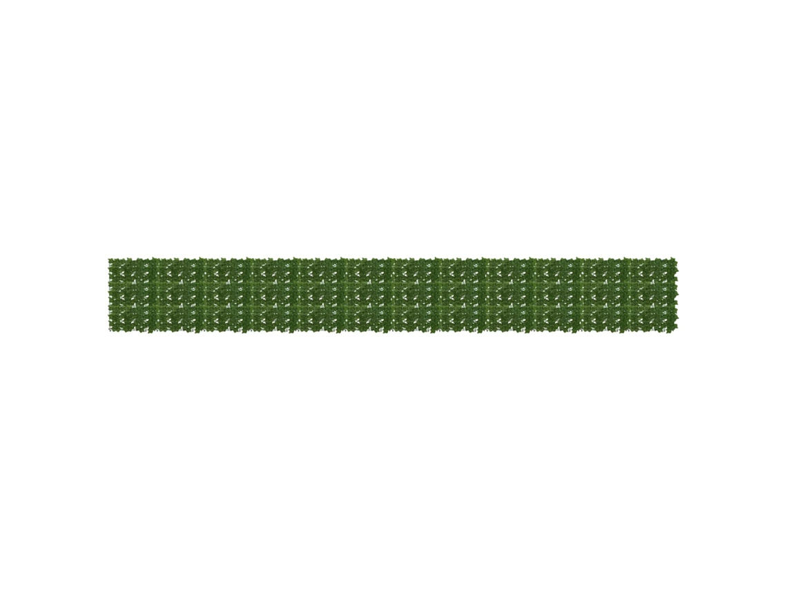 Vidaxl Tela De Varanda Com Folhas Verde 600 X 75 Cm