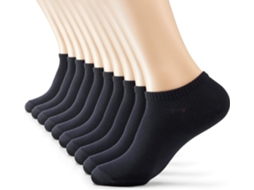 10 Pares de Meias de Algodão Justas Respiráveis e Grossas Almofadadas Até O Tornozelo para Homens e Mulheres