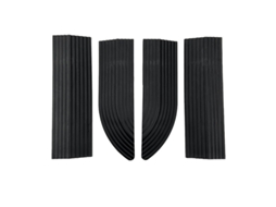 Rampa de Soleira para Aspirador Robô Preta BRILVIBERA (1 Conjunto)