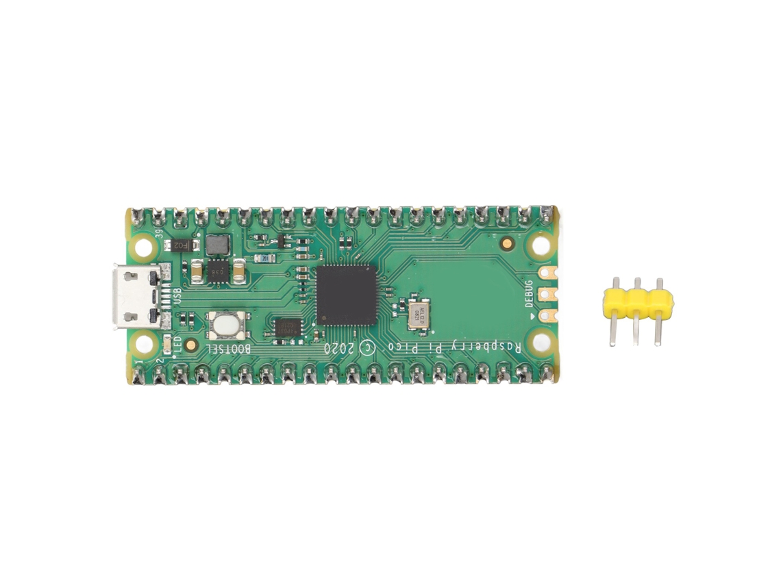 Placa De Desenvolvimento De Microcontrolador Dual Core Rp2040 Para Rpi Pico Com Pinos Soldados