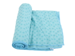 Capa Antiderrapante para Tapete de Ioga, Toalha para Ioga, Manta para Exercícios de Ioga e Academia, 183 X 63 Cm BRILVIBERA (azul Celeste)