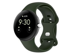 Bracelete Em Silicone Para Google Pixel Watch 5 45mm (verde)