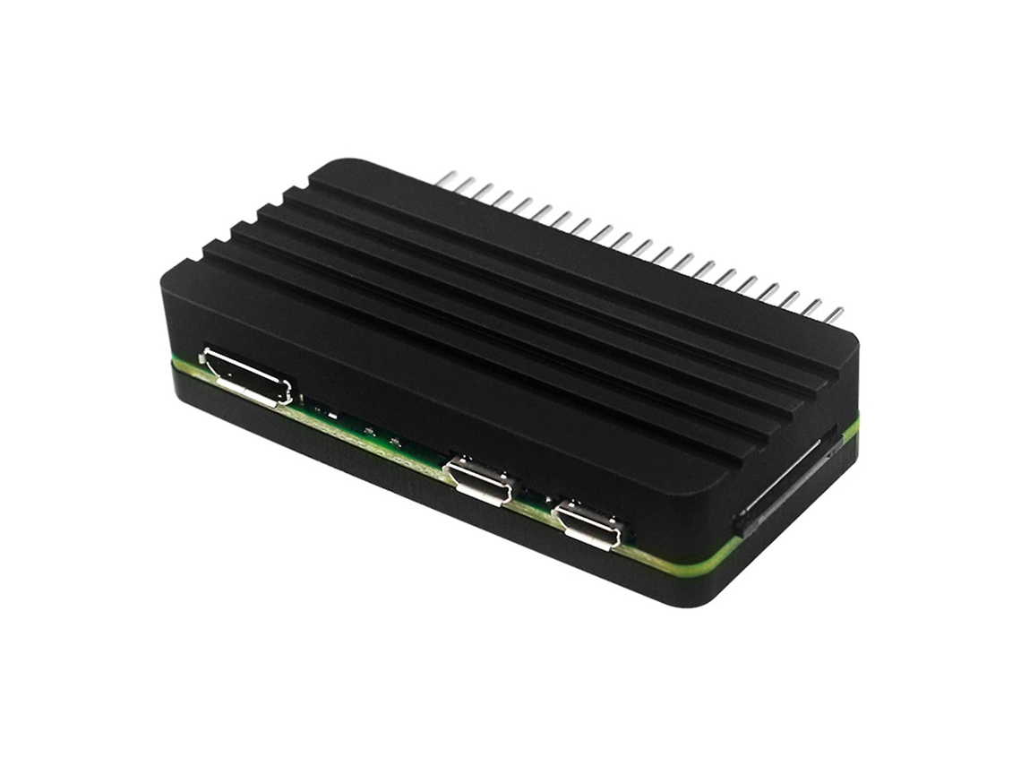 Capa De Liga De Alumínio Para Caso Com Cabeçalho Gpio De 40 Pinos Para Raspberry Pi Zero 2 Para